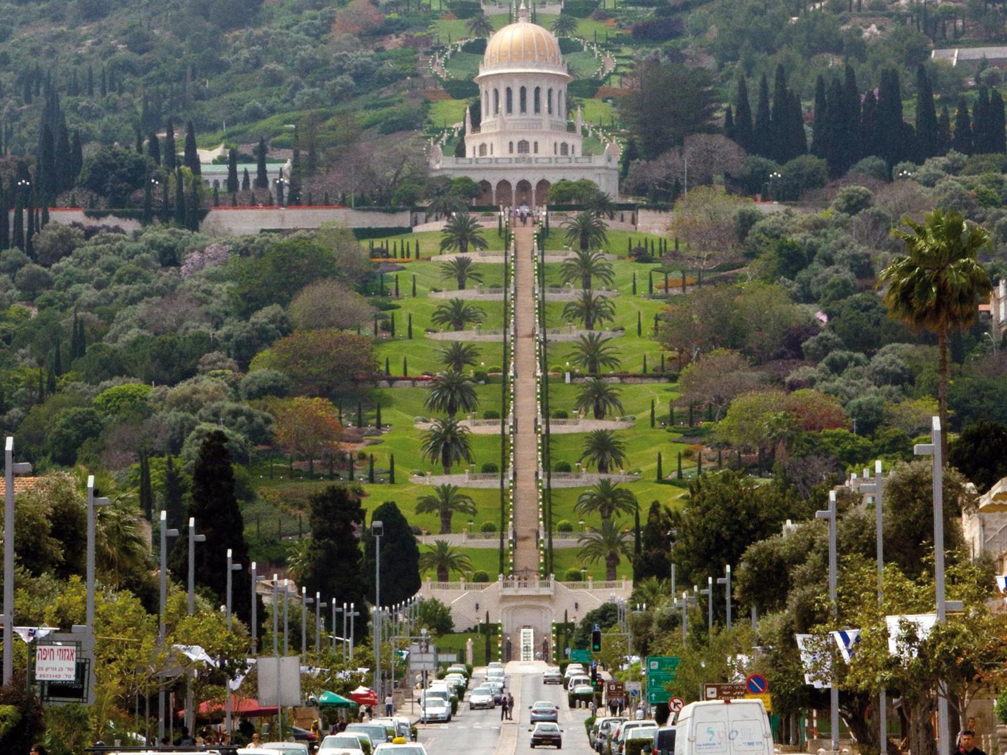 Dan Panorama Haifa Hotel Eksteriør bilde Bahá'í gardens